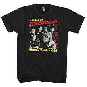 The Clash Unisex Adult Kanji T-Shirt / Black